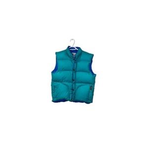 MEC Mountain Equipment Coop Vintage Teal Puffer Vest - Women’s Size Large
